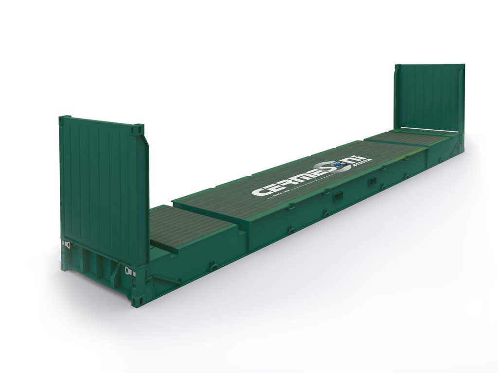 40ft Flat Track Container